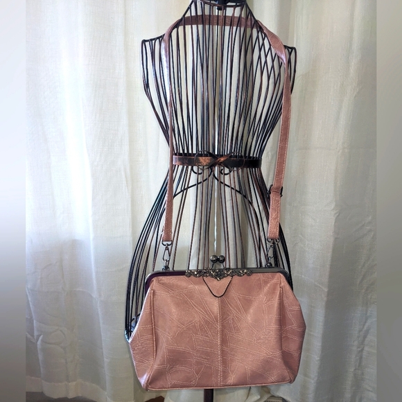 Amazon Handbags - Pink Vegan Leather Purse